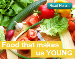 Food that makes us YOUNG